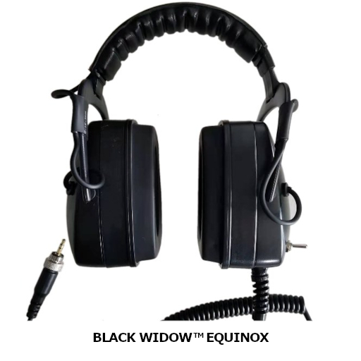 Black Widow Land for Minelab Equinox 600 & 800 (1/8 inch jack)